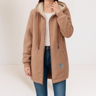 PHOEBE | HOODED FLEECE JACKET