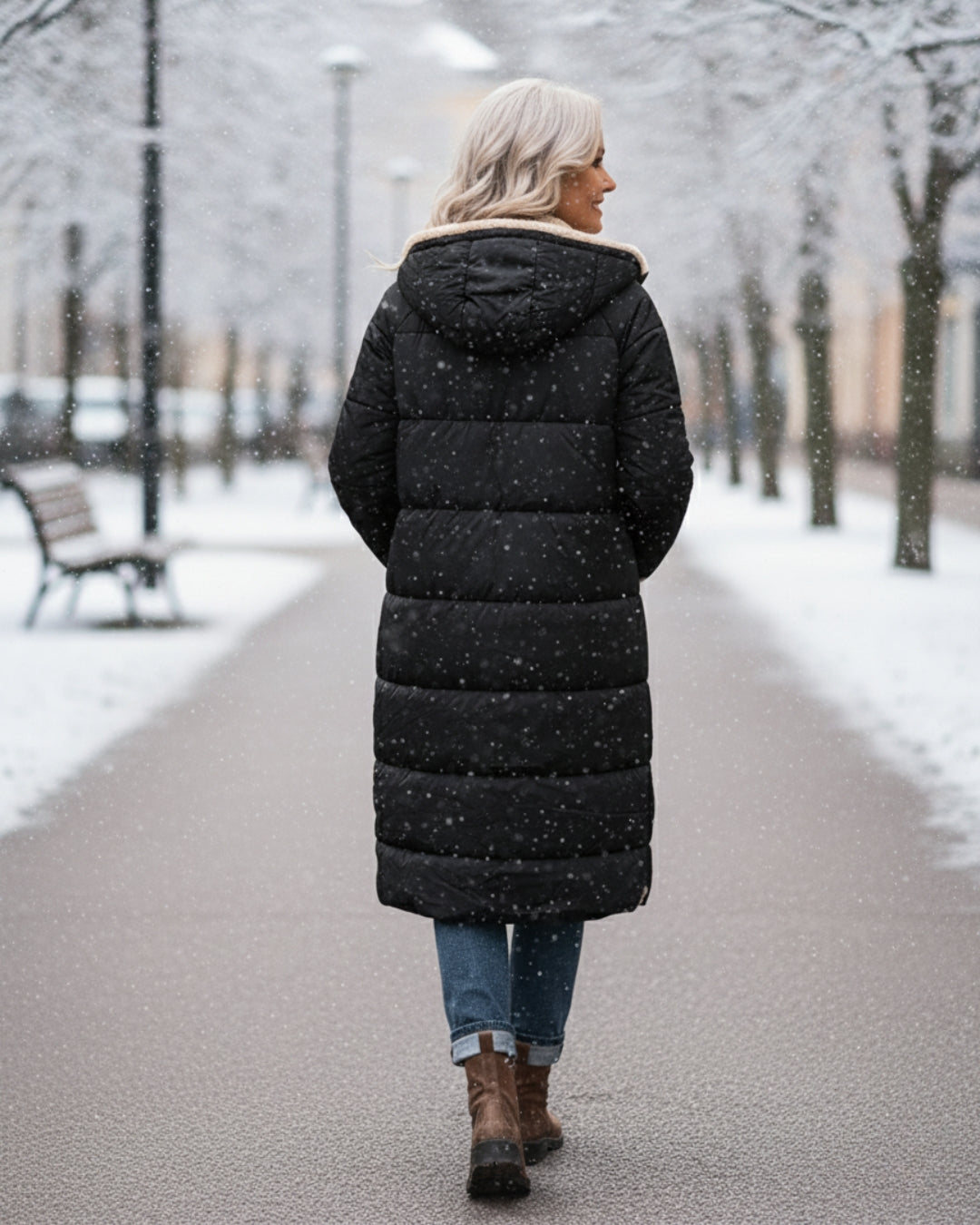 ELEANOR | REVERSIBLE HOODED COAT