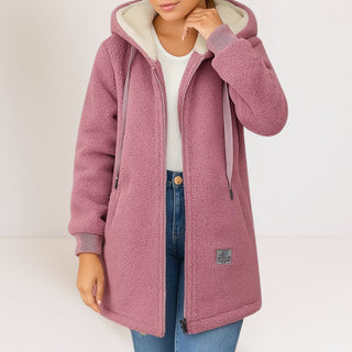 PHOEBE | HOODED FLEECE JACKET