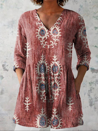 Elise | V-Neck Blouse