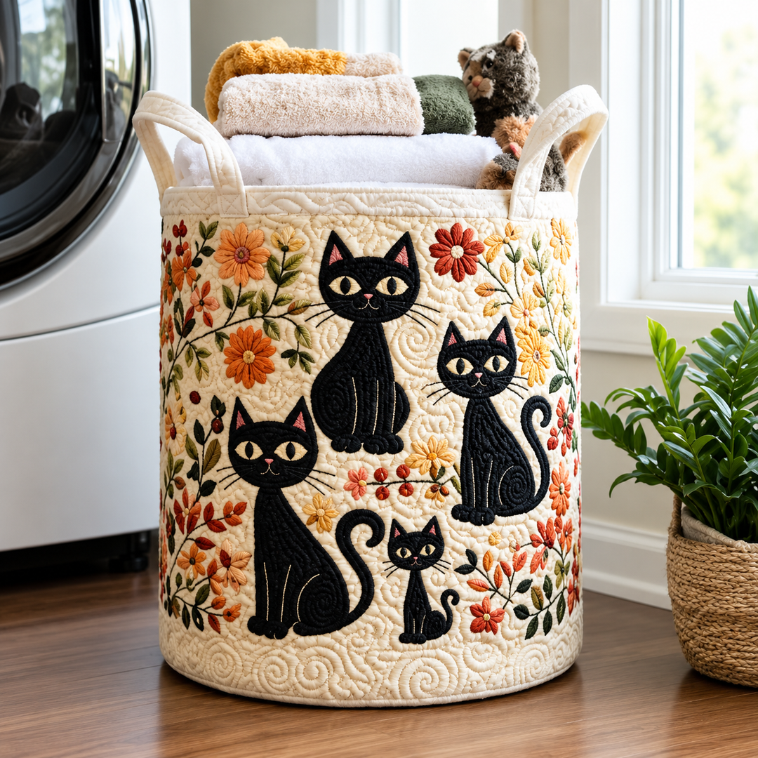 KATIE | CAT LAUNDRY BASKET