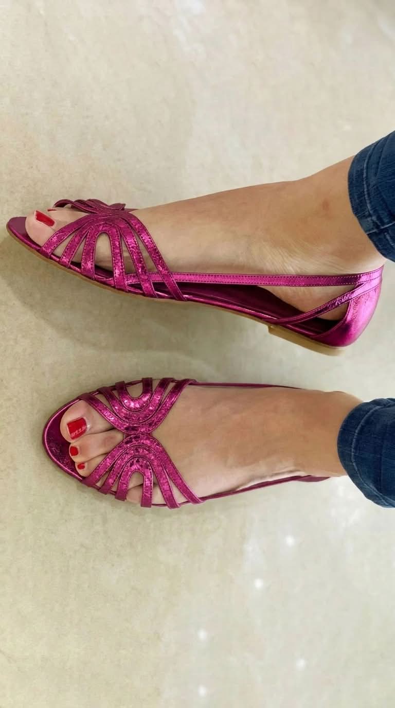 Solea | Metallic Heeled Sandals