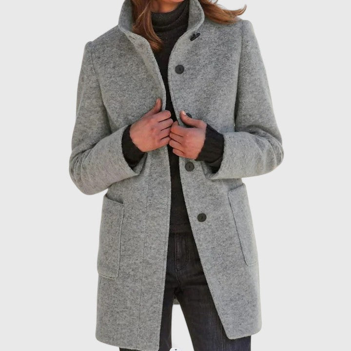 ELLE | HIGH COLLAR COAT