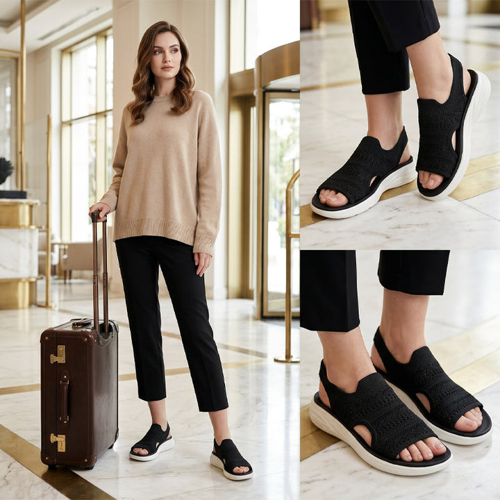 Nina | Platform Knit Sandal