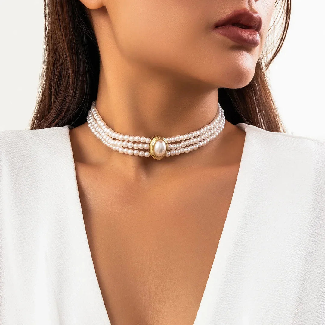 Isolde | Turquoise Layered Choker