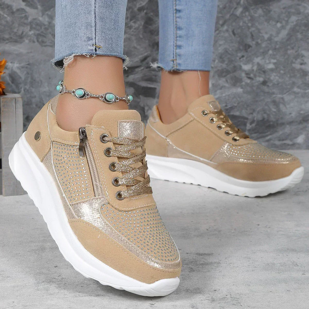 GINETTE | ZIP-UP COMFORT SNEAKERS