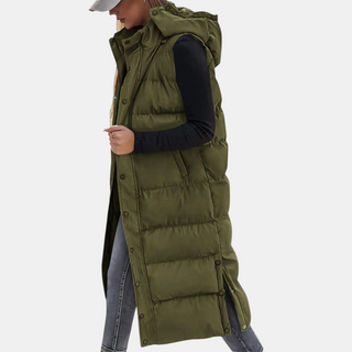 CASSIE | HOODED LONGLINE GILET