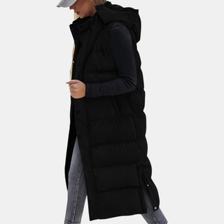 CASSIE | HOODED LONGLINE GILET