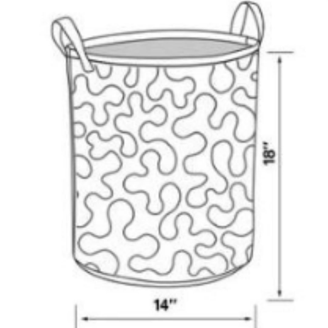 DIXIE | QUILTED LAUNDRY BASKET
