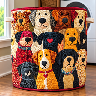 DIXIE | QUILTED LAUNDRY BASKET