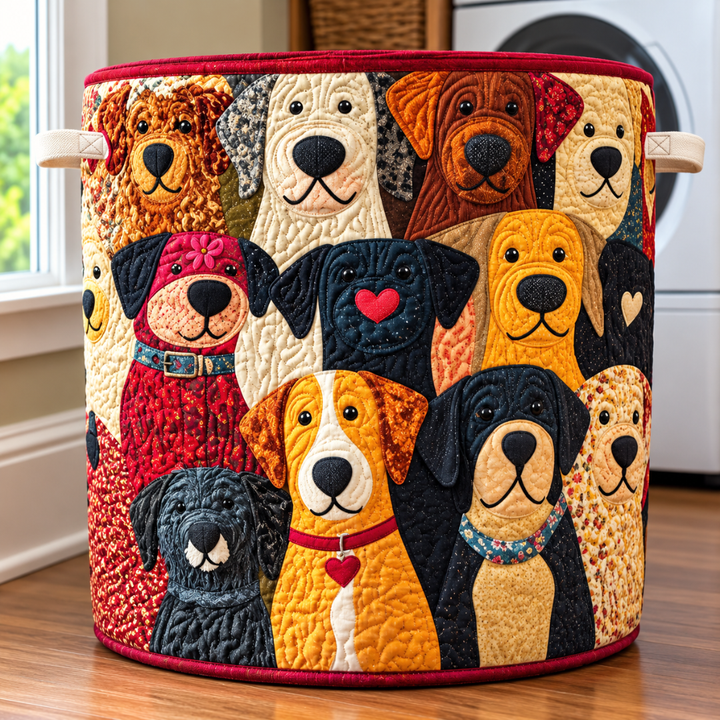 DIXIE | QUILTED LAUNDRY BASKET