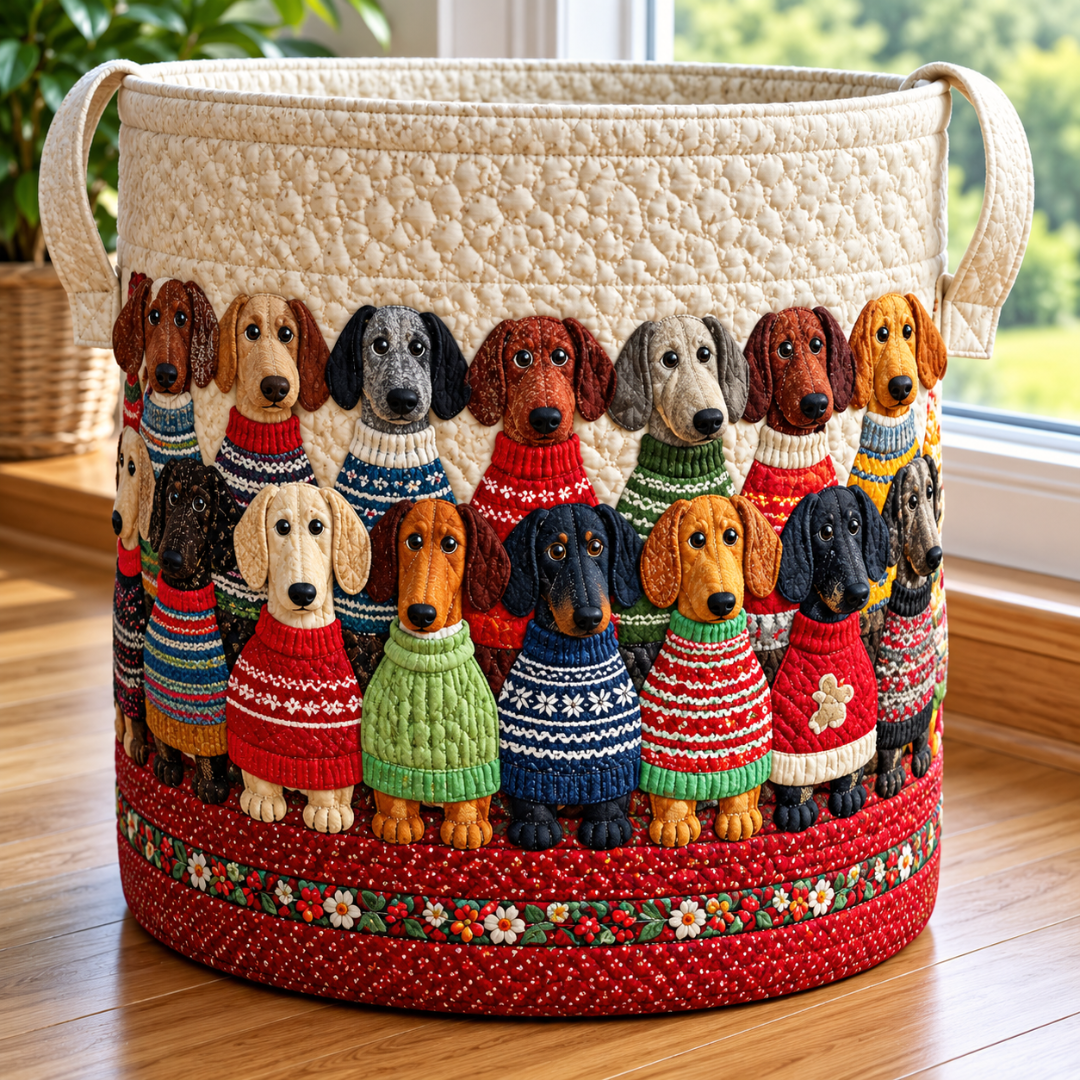 DIXIE | QUILTED LAUNDRY BASKET