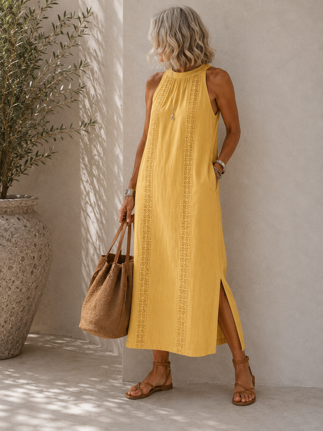 JIMENA | LACE MIDI DRESS FOR WOMEN