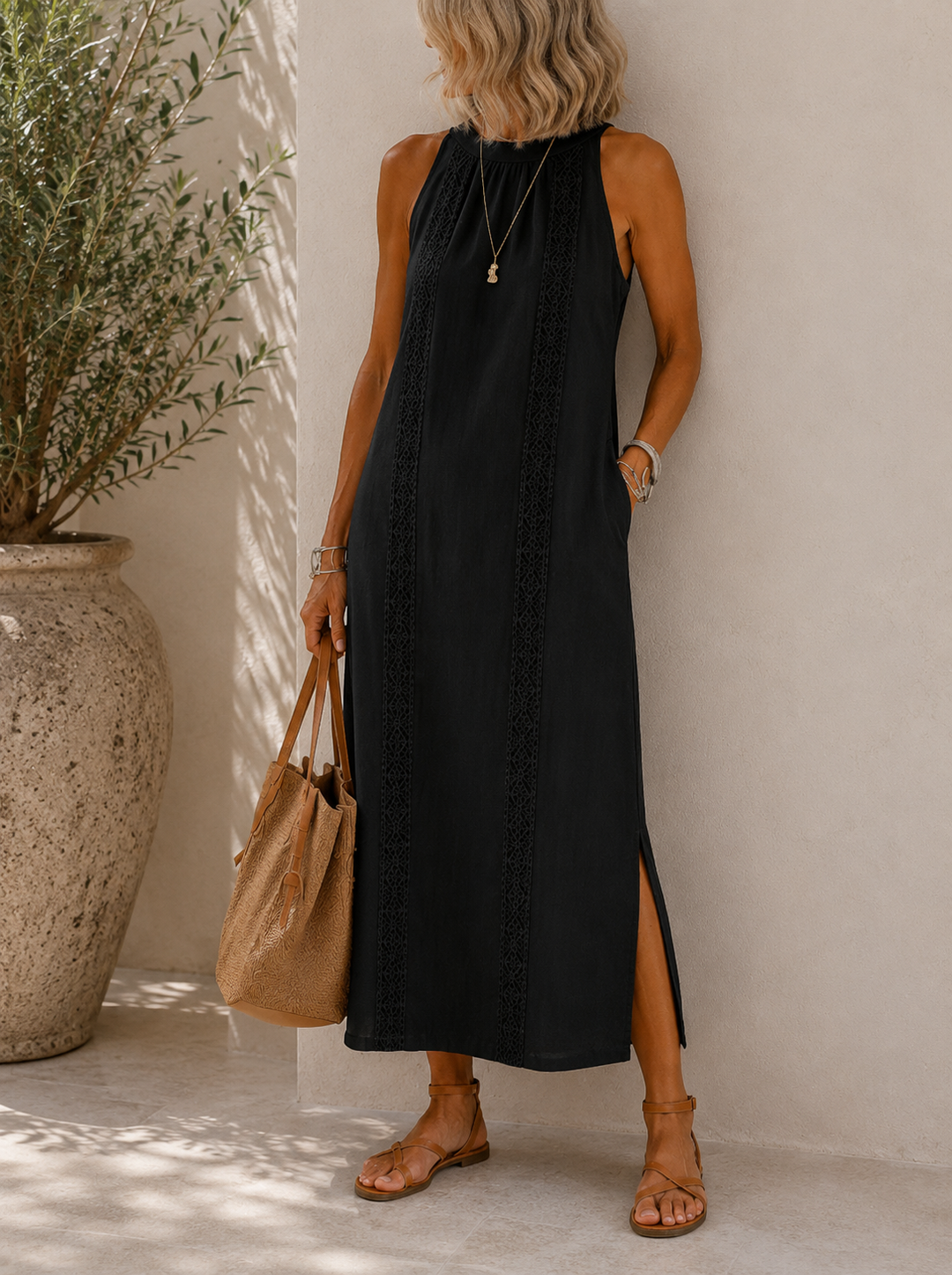 JIMENA | LACE MIDI DRESS FOR WOMEN