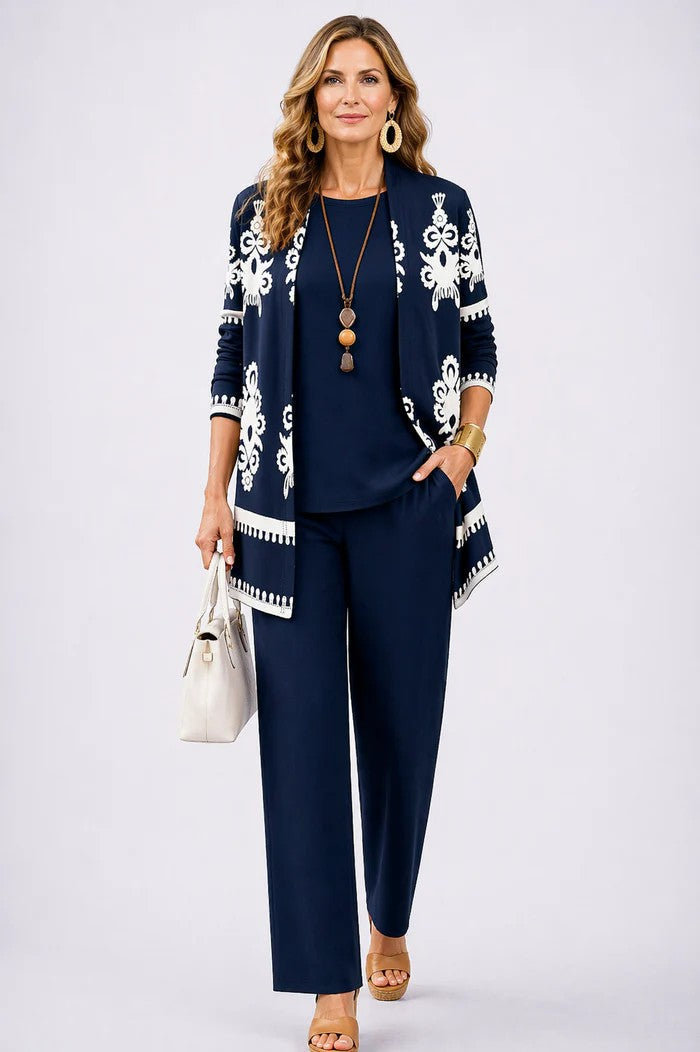 Jenilyn - Elegant Three-Piece Classic Ensemble