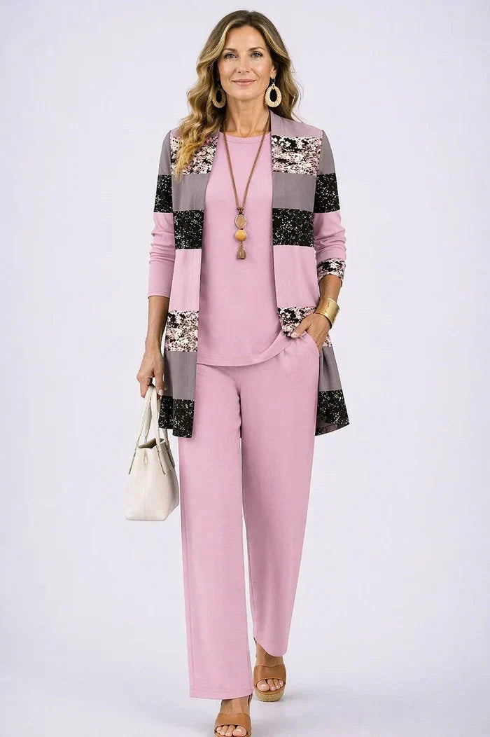 Jenilyn - Elegant Three-Piece Classic Ensemble