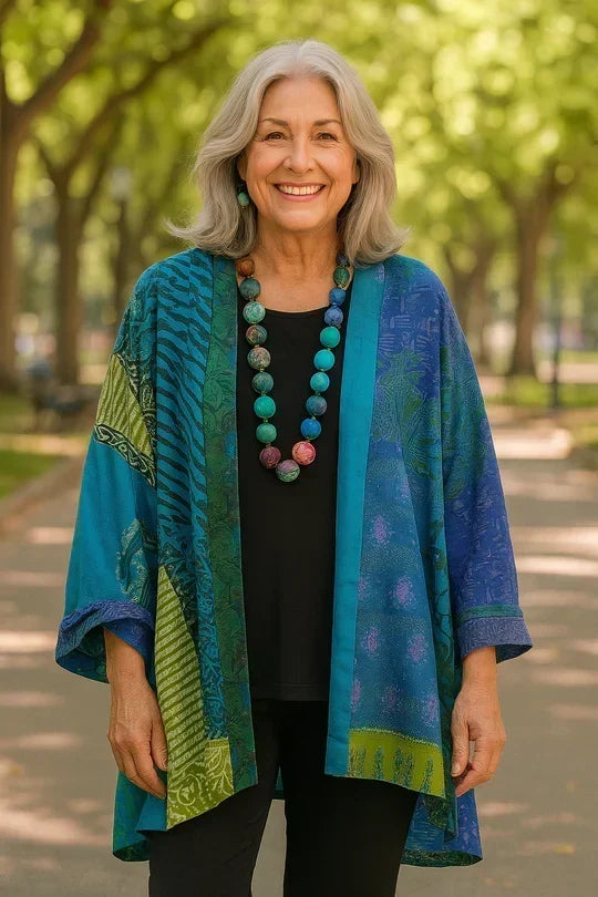 KELLY | ELEGANT DRAPE CARDIGAN