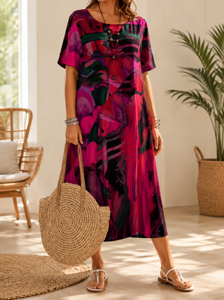 ELISA | SUMMER MIDI DRESS FOR WOMEN