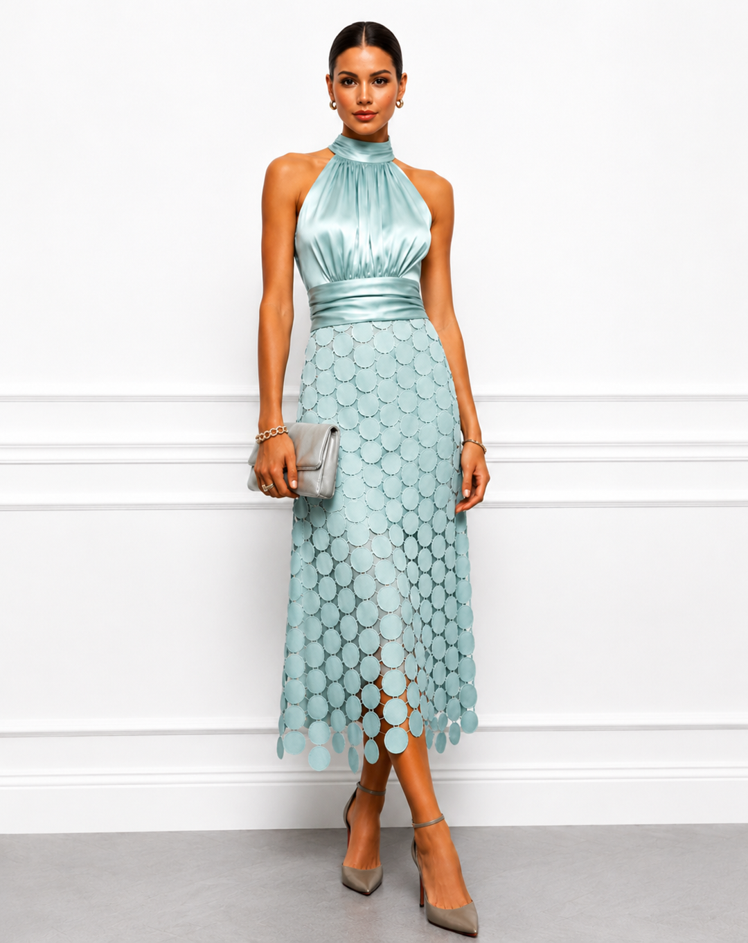 Celine | Elegant Midi Ceremony Dress
