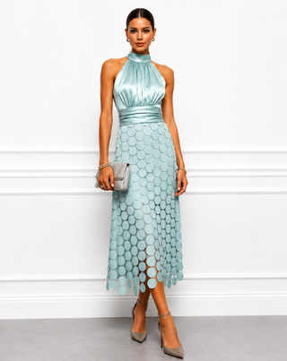 Celine | Elegant Midi Ceremony Dress