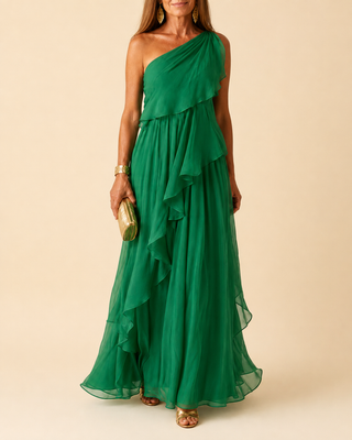 Ela | Ruffle Maxi Dress