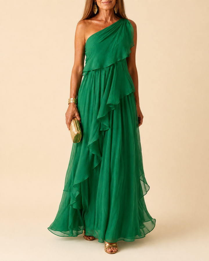 Ela | Ruffle Maxi Dress