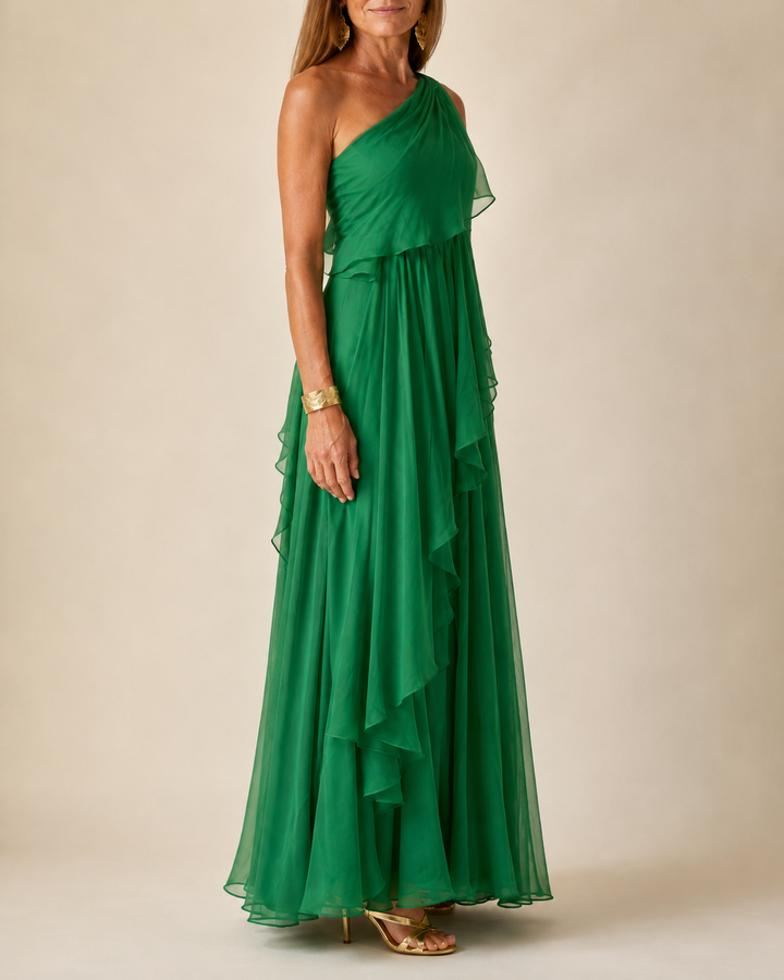Ela | Ruffle Maxi Dress