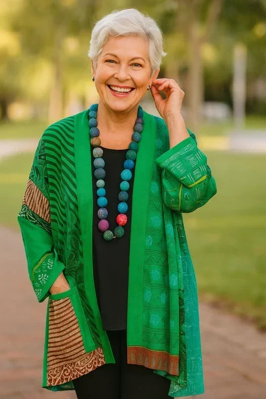 KELLY | ELEGANT DRAPE CARDIGAN