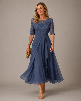 Rosa | Lace Midi Dress