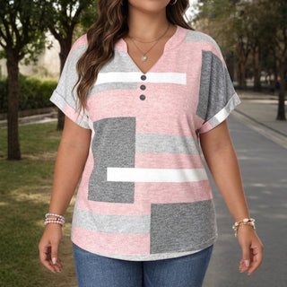 Abby | Color Block Blouse