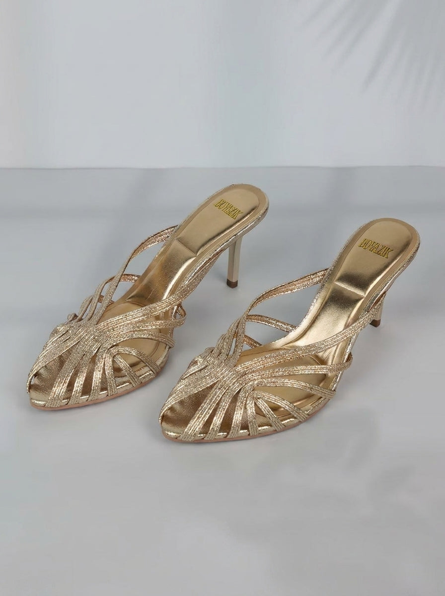 Aurabella | Embellished Heeled Sandals