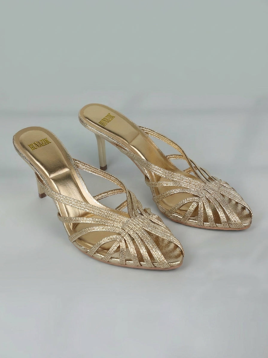 Aurabella | Embellished Heeled Sandals