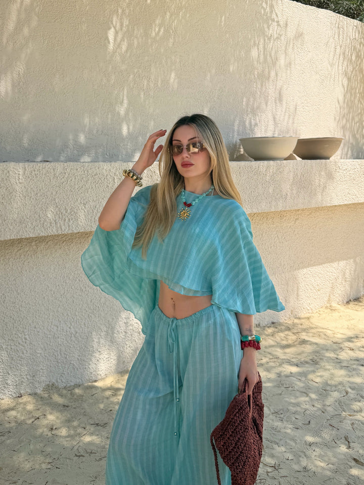 Breezy Cape Pant Set
