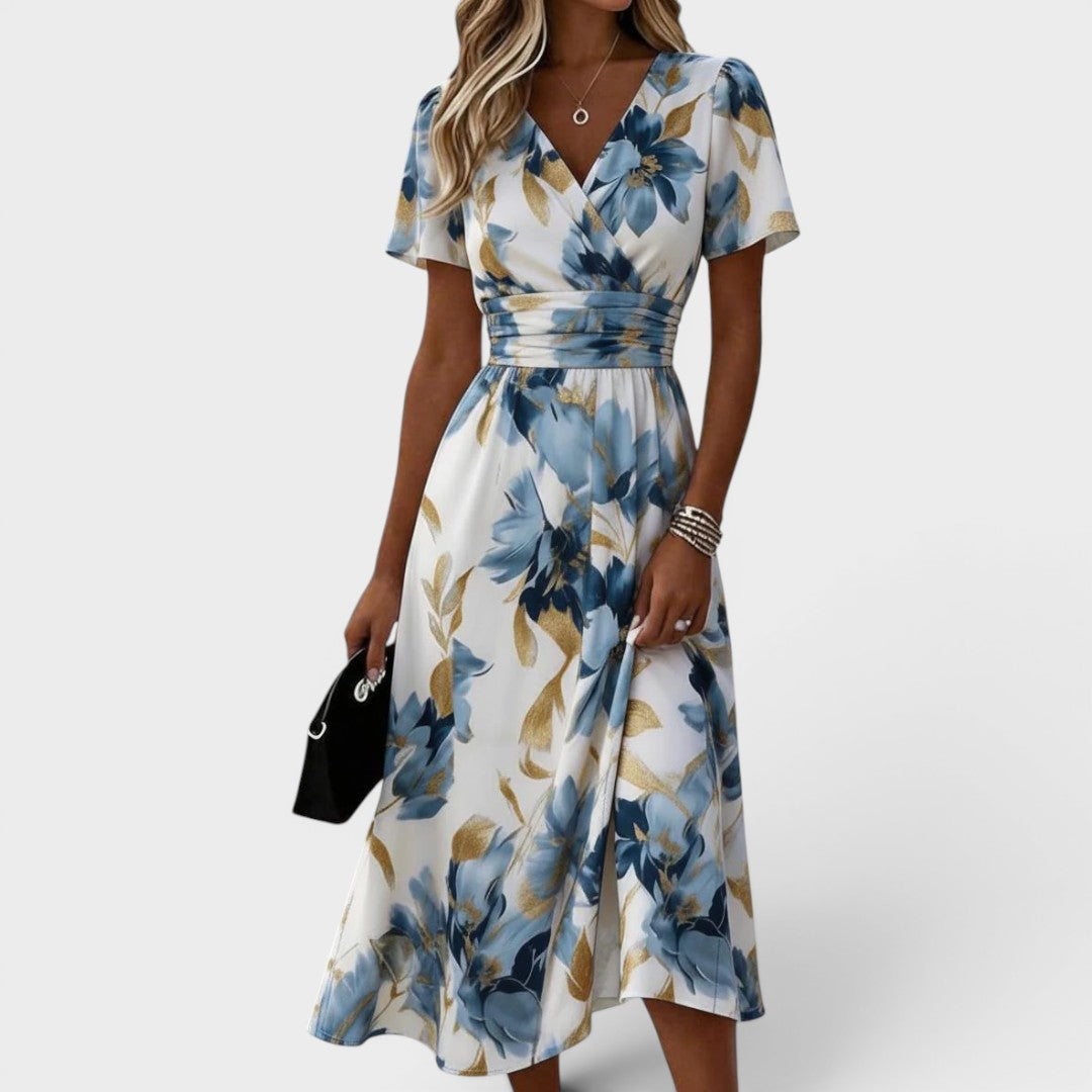 Elena | Wrap Midi Dress