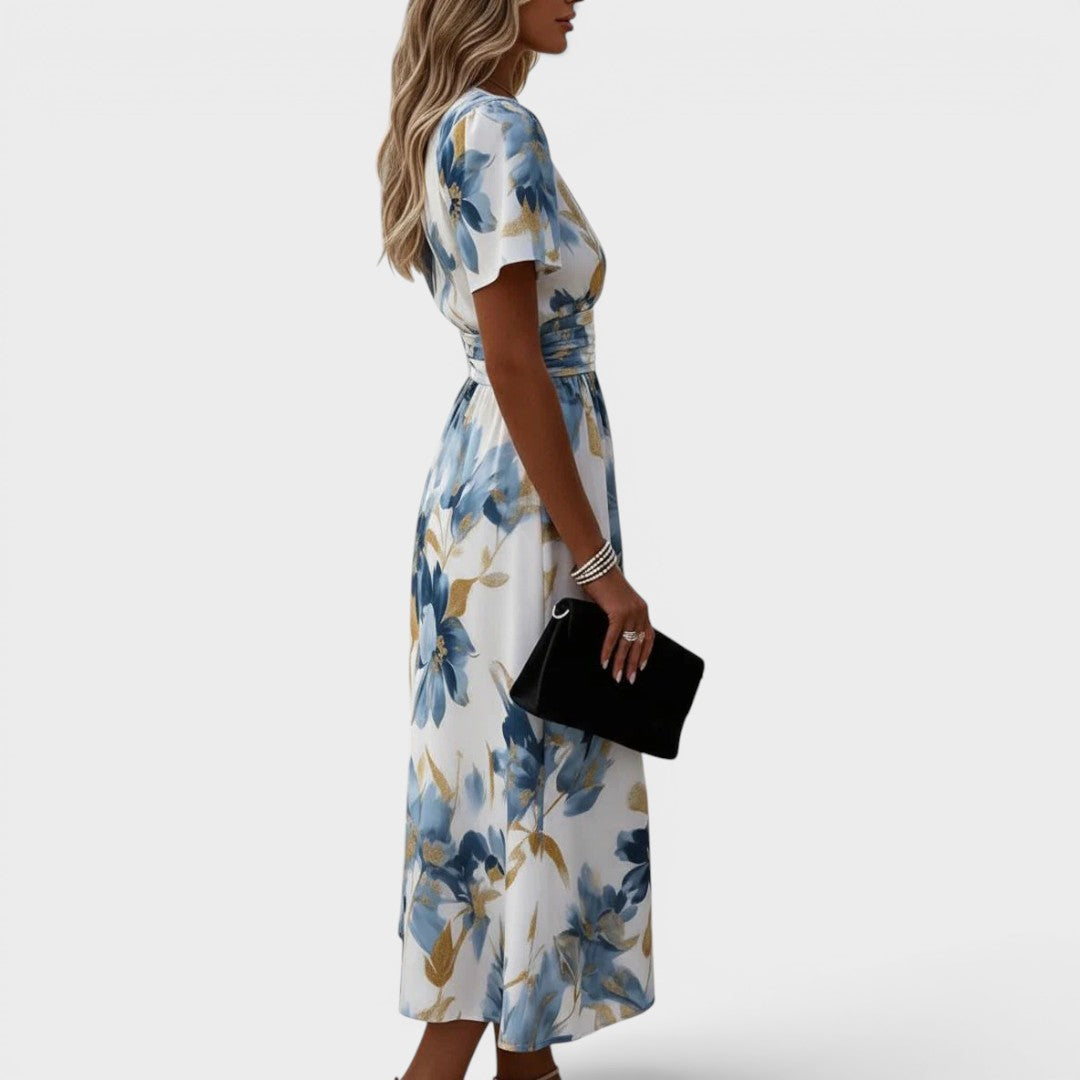 Elena | Wrap Midi Dress