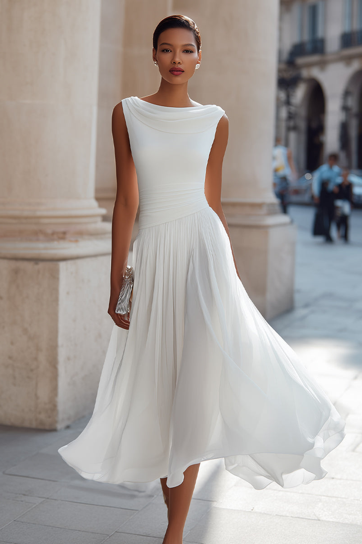 Emma | Elegant Midi Ceremony Dress