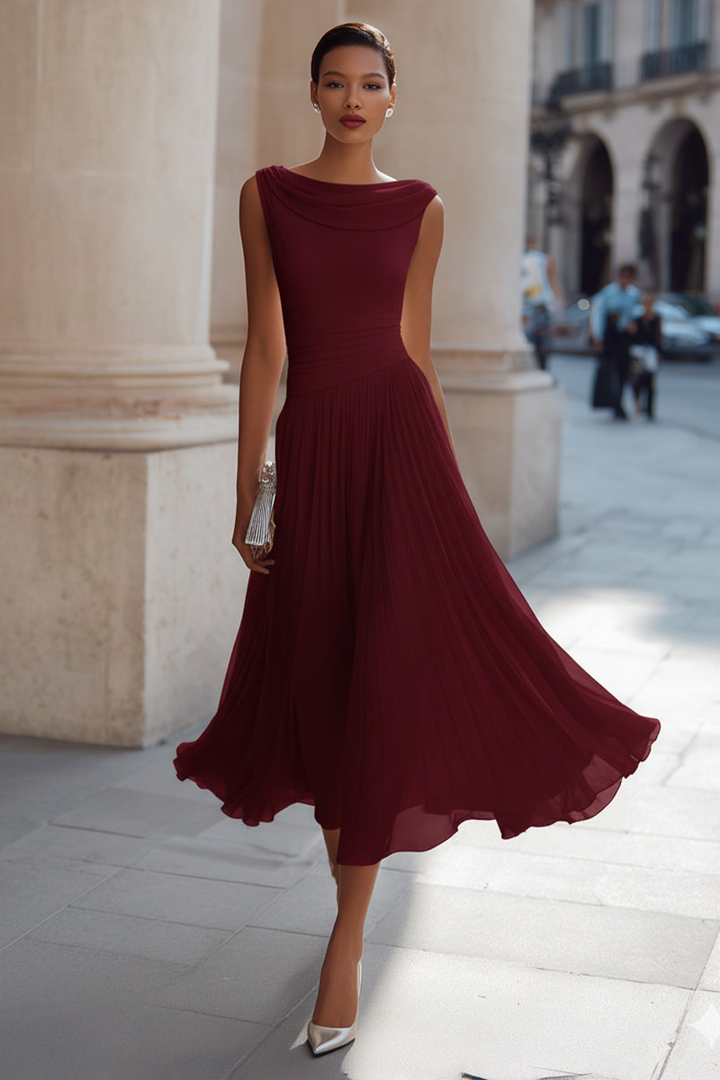 Emma | Elegant Midi Ceremony Dress