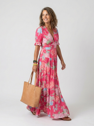 ROME | FLORAL MAXI DRESS FOR WOMEN