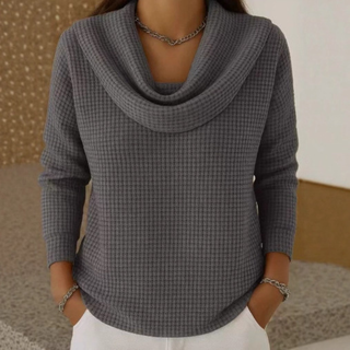 Amber | Waffle Sweater
