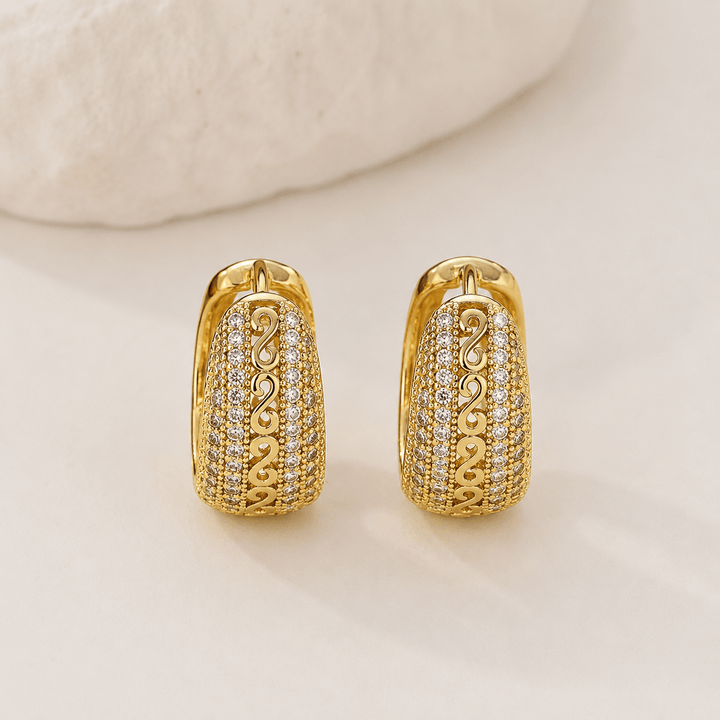 Seraphine | Beaded Turquoise Earrings
