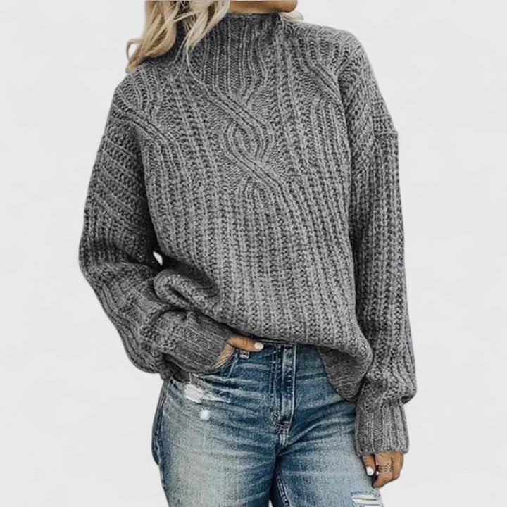 AERYNNA | SOPHISTICATED CABLE SWEATER