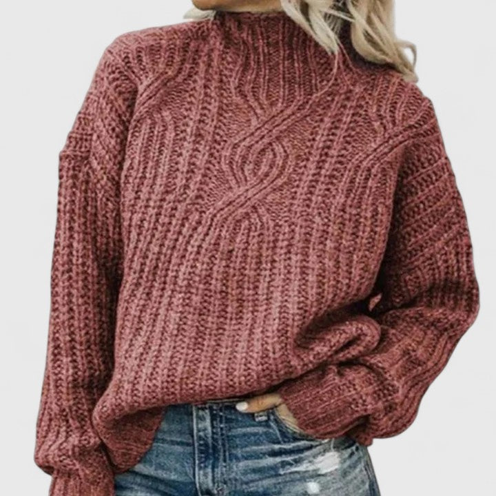AERYNNA | SOPHISTICATED CABLE SWEATER
