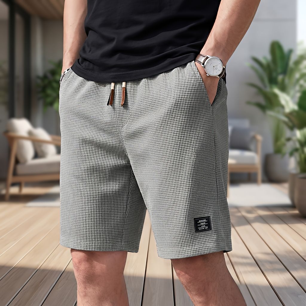 Cazel Men's Comfort Summer Shorts waistband detail