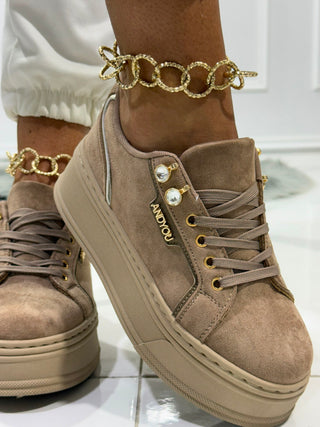 Jupiter | Beige Sneakers