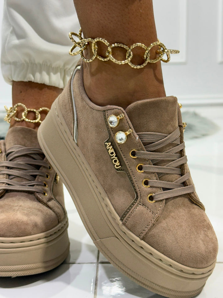 Jupiter | Beige Sneakers