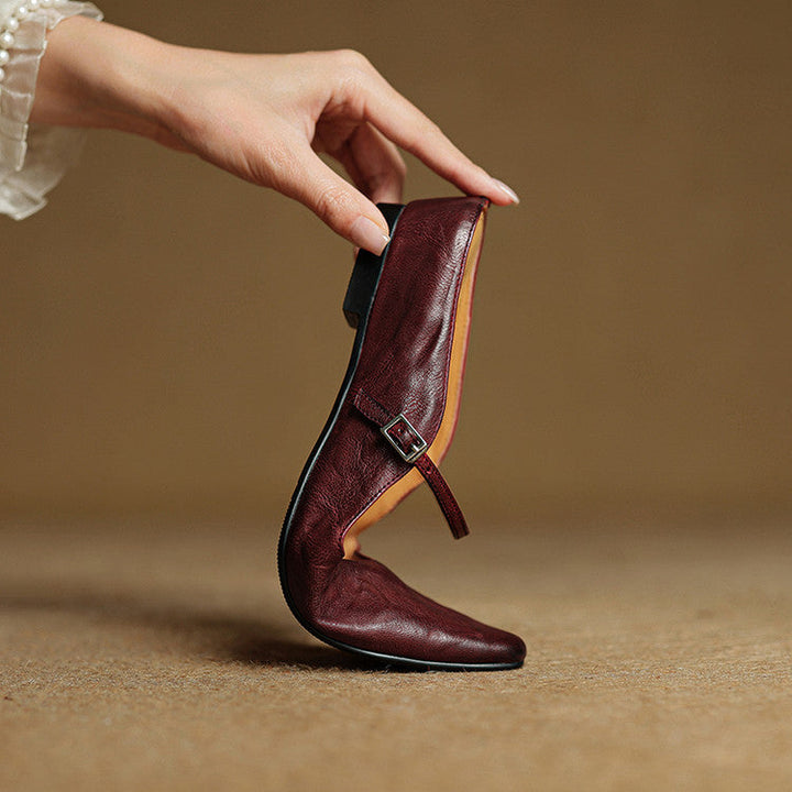 Orella Leather-Look Mules