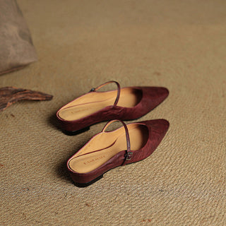 Orella Leather-Look Mules