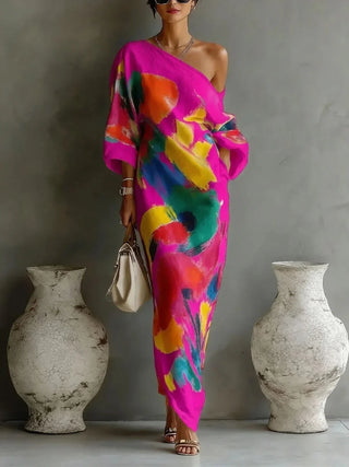 Davina | Printed Maxi Dress