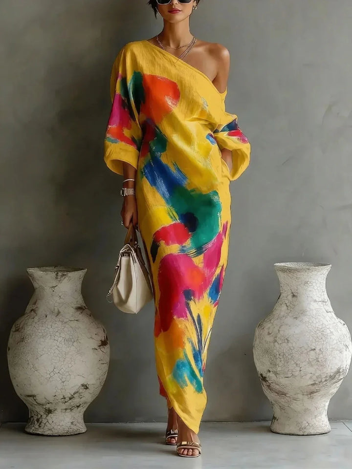 Davina | Printed Maxi Dress