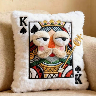 POKER KING | CHARACTER THROW PILLOW